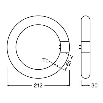 Світлодіодна люмінесцентна трубка G10q/11W/230V 6500K - Osram