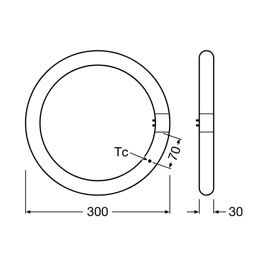Світлодіодна люмінесцентна трубка G10q/18,3W/230V 4000K - Osram