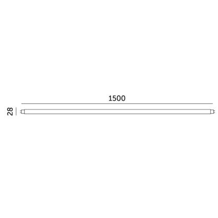 Світлодіодна люмінесцентна трубка T8 G13/22W/230V 6500K 150 см