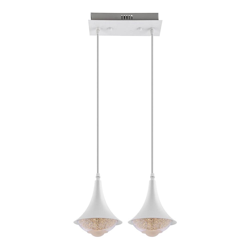 Світлодіодна люстра 2xLED/9W/230V білий