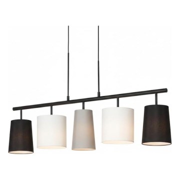 Світлодіодна люстра на тросі 5xE14/5,5W/230V 2700K