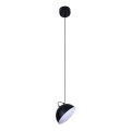 Світлодіодна люстра на тросі CROWD LED/20W/230V чорна