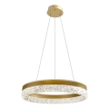 Світлодіодна люстра на тросі FROZI LED/32W/230V діам. 50 см золота