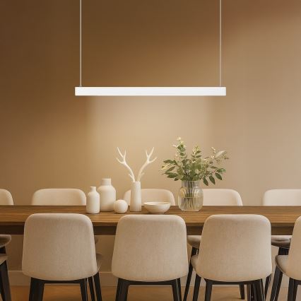 Світлодіодна люстра на тросі ЛІНЕА 36 Вт/230 В 3000/4000/5700 К Ра 90 біла