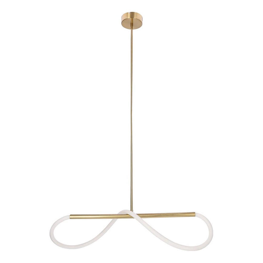 Світлодіодна люстра на тросі СУПРЕМЕ, 22 Вт/230 В, 100 см, золота