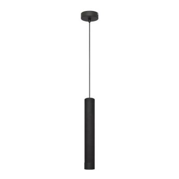 Світлодіодна люстра на тросі TUBA 1xGU10/4,8W/230V чорна