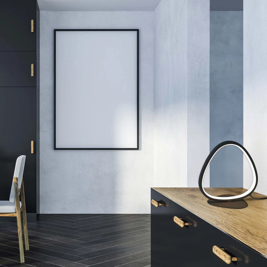 Світлодіодна настільна лампа ПЕТРА ЛЕД/12 Вт/230 В 4000 К чорна