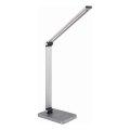 Світлодіодна настільна лампа з бездротовою зарядкою LED/10W/230V 3000/4000/4500/5000/6000K матовий хром
