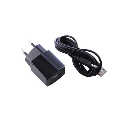 Світлодіодна настільна лампа з регульованою яскравістю і дисплеєм LED/6W/230V коричневий