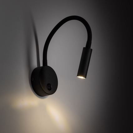 Світлодіодна настінна лампа LAGOS 1xG9/3W/230V 4000K чорний