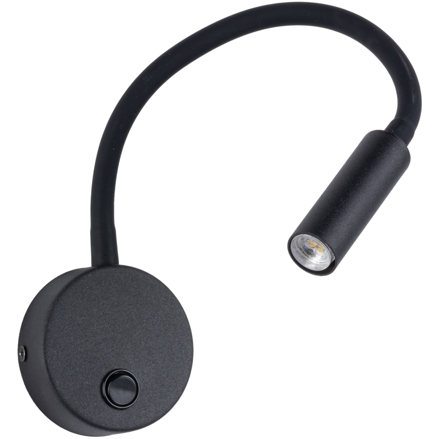 Світлодіодна настінна лампа LAGOS 1xG9/3W/230V 4000K чорний