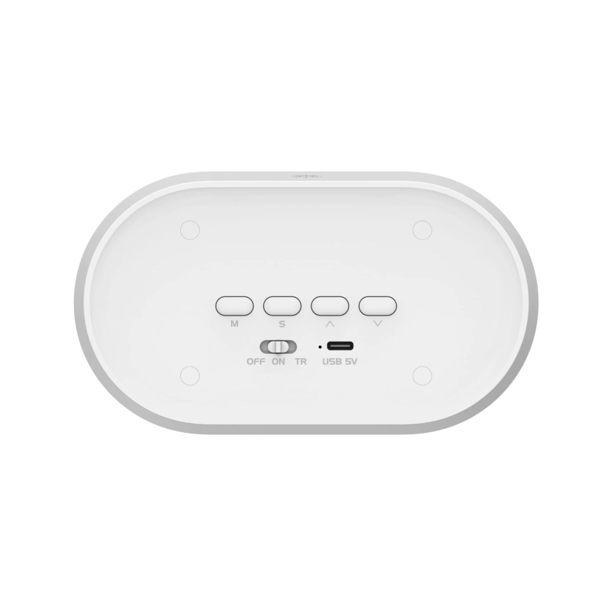 Світлодіодна регульована нічна лампа з будильником KAJA LED/1,3W/5V 3000K