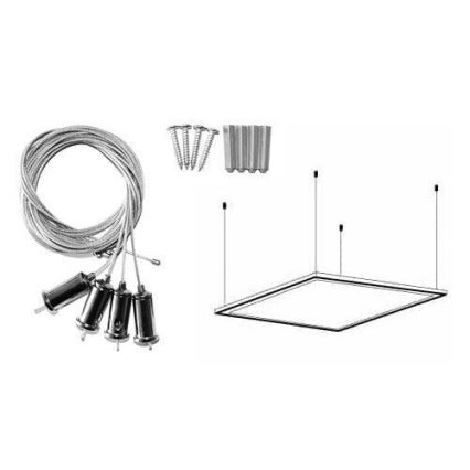 Світлодіодна панель 2в1 LED/40W/230V 4000K 60x60 см