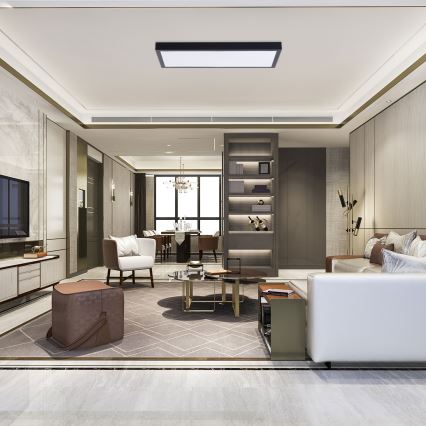 Світлодіодна панель LED/36W/230V 4000K 30x60 см чорний