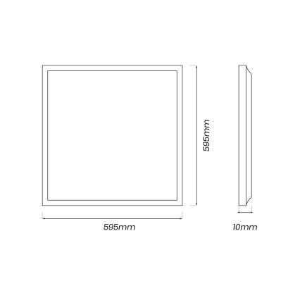 Світлодіодна панель LED/48W/230V 4000K 60x60 см