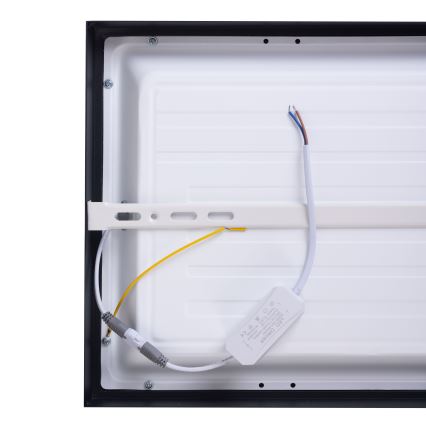 Світлодіодна панель LED/60W/230V 4000K 60x60 см чорний