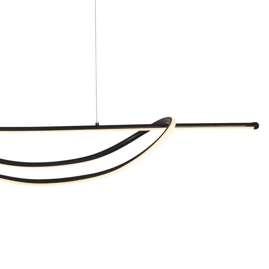 Світлодіодна підвісна люстра AMBAR LED/35W/230V чорний