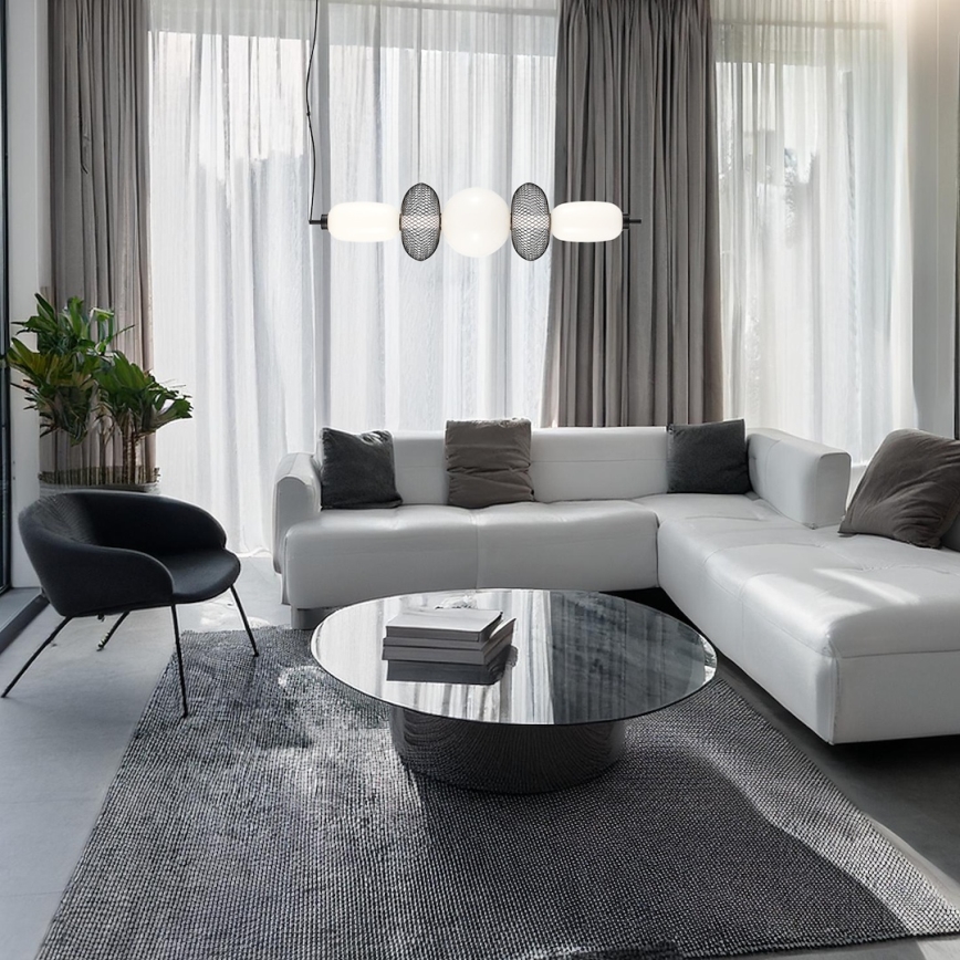 Світлодіодна підвісна люстра ARAME LED/32W/230V чорний