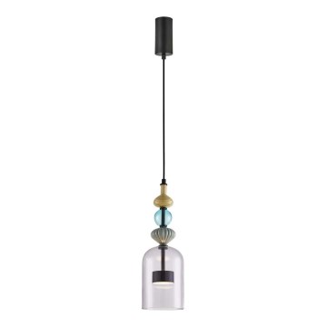 Світлодіодна підвісна люстра ARTE LED/12W/230V діаметр 13 см чорний