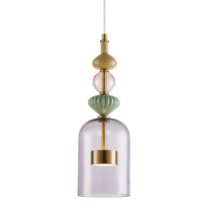 Світлодіодна підвісна люстра ARTE LED/12W/230V діаметр 13 см латунь