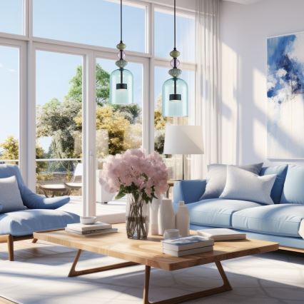 Світлодіодна підвісна люстра ARTE LED/12W/230V діаметр 16 см чорний