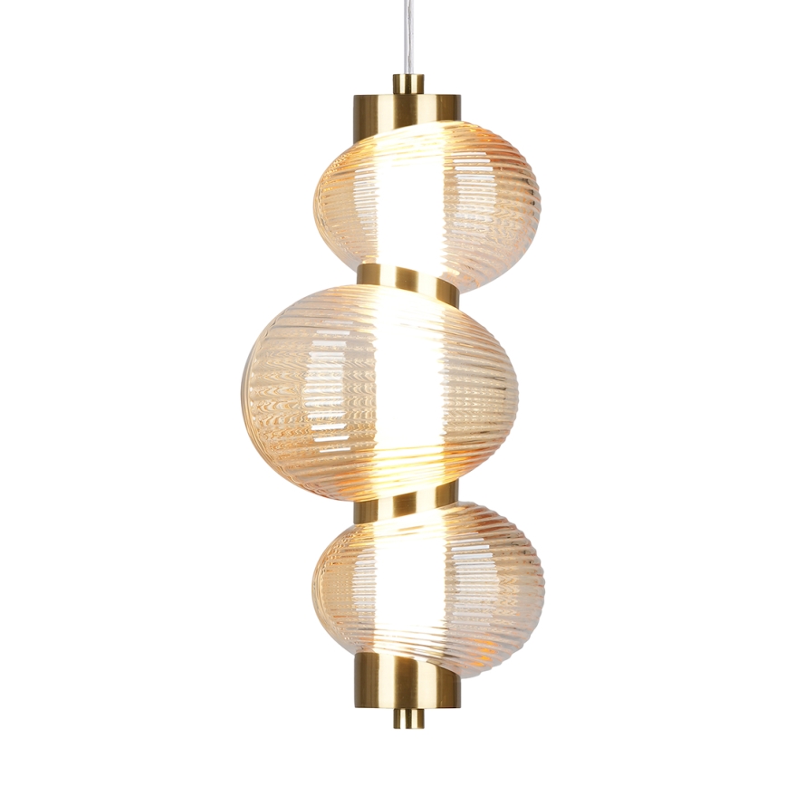 Світлодіодна підвісна люстра BOLLA LED/12W/230V діаметр 16 см золотий