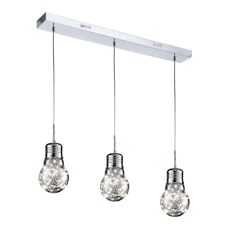 Світлодіодна підвісна люстра BULB 3xLED/5W/230V