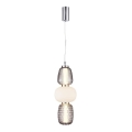 Світлодіодна підвісна люстра CARO LED/28W/230V глянцевий хром