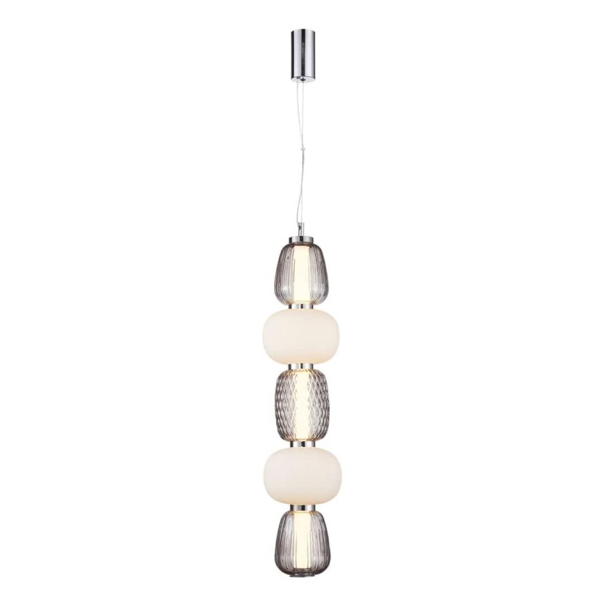 Світлодіодна підвісна люстра CARO LED/40W/230V глянцевий хром