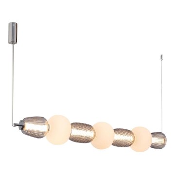 Світлодіодна підвісна люстра CARO LED/42W/230V глянцевий хром
