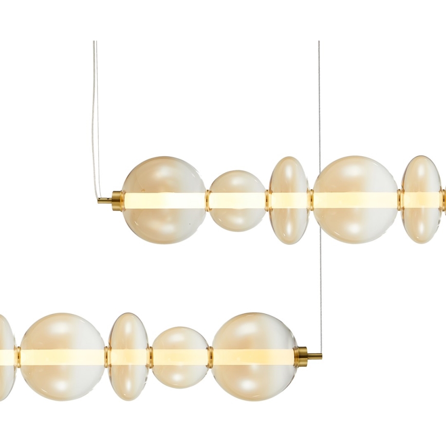 Світлодіодна підвісна люстра DAPHNE LED/40W/230V золотий