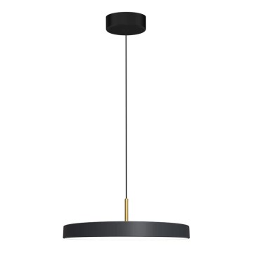 Світлодіодна підвісна люстра DISC LED/38W/230V діаметр 45 см чорний