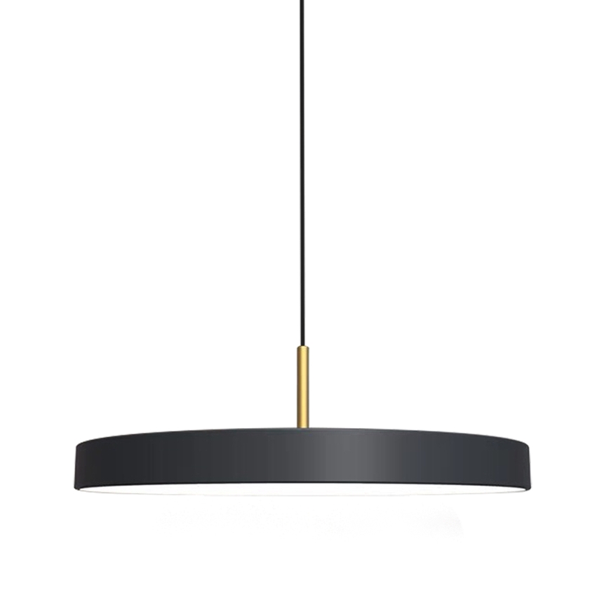 Світлодіодна підвісна люстра DISC LED/38W/230V діаметр 45 см чорний