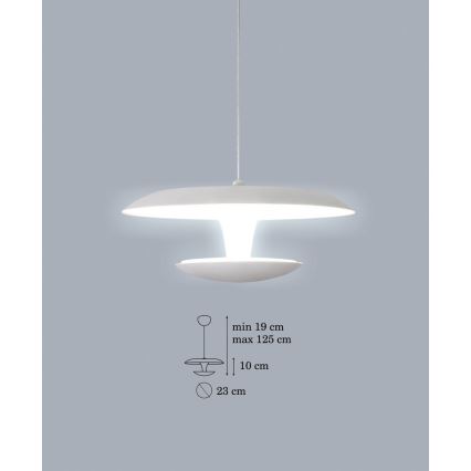 Світлодіодна підвісна люстра FLY LED 1xLED/15W/230V