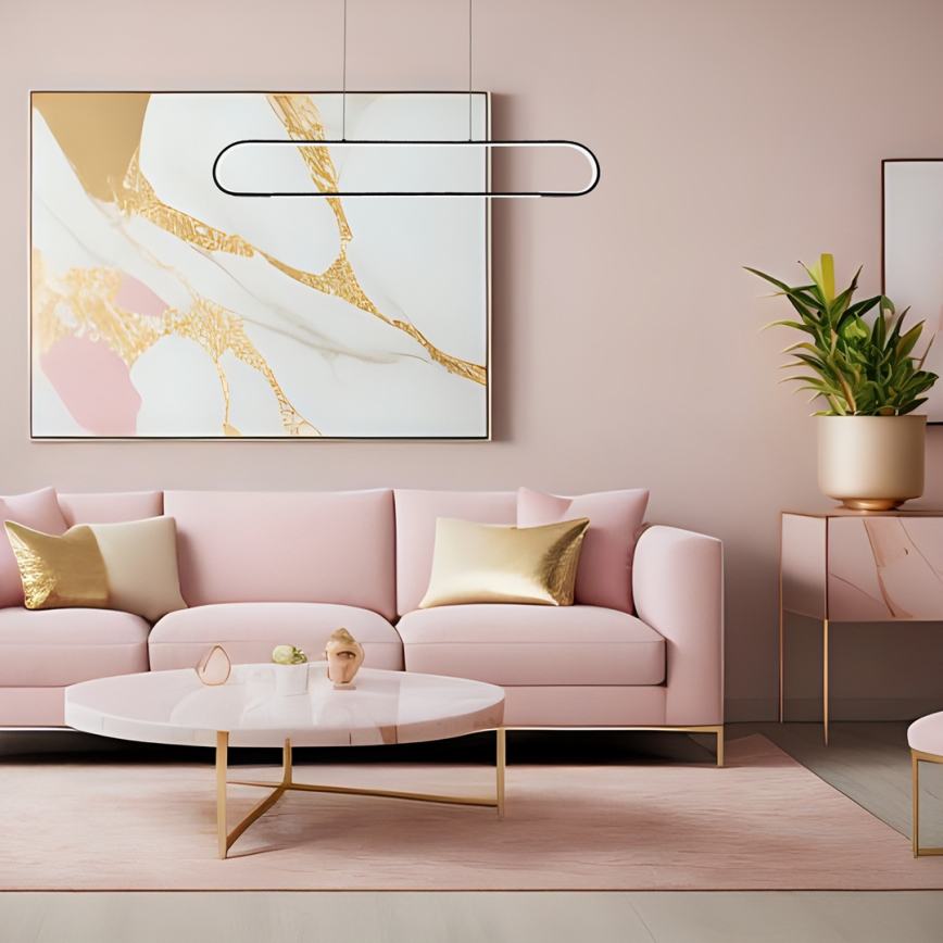 Світлодіодна підвісна люстра FRAME LED/42W/230V чорний