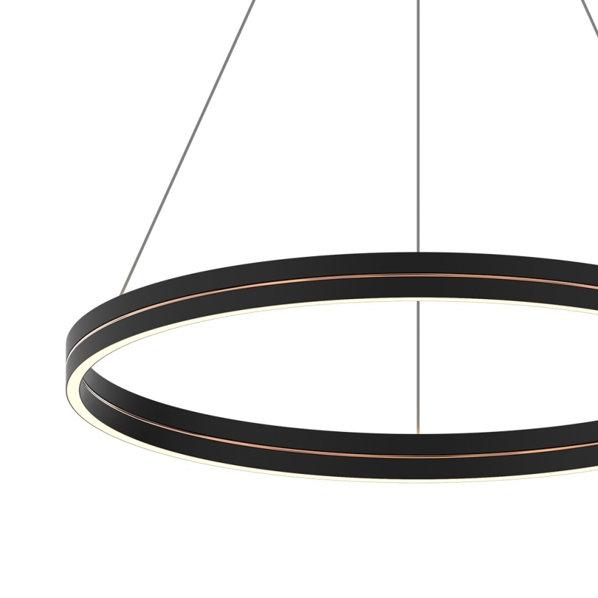 Світлодіодна підвісна люстра GRAVITY LED/36W/230V чорний