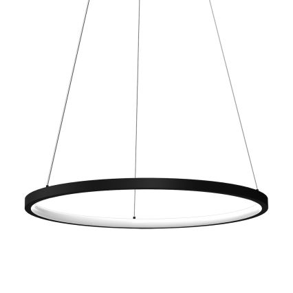 Світлодіодна підвісна люстра HOOP LED/27W/230V діаметр 50 см 4000K чорний