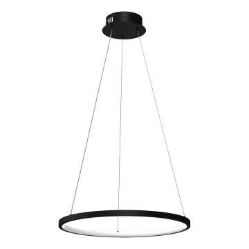 Світлодіодна підвісна люстра HOOP LED/27W/230V діаметр 50 см 4000K чорний
