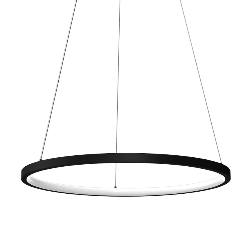 Світлодіодна підвісна люстра HOOP LED/27W/230V діаметр 50 см 4000K чорний