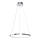 Світлодіодна підвісна люстра HOOP LED/27W/230V діаметр 50 см 4000K глянцевий хром