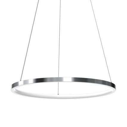 Світлодіодна підвісна люстра HOOP LED/27W/230V діаметр 50 см 4000K глянцевий хром