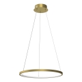 Світлодіодна підвісна люстра HOOP LED/27W/230V діаметр 50 см 4000K золотий
