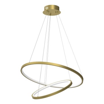Світлодіодна підвісна люстра HOOP LED/51W/230V діаметр 60 см 4000K золотий