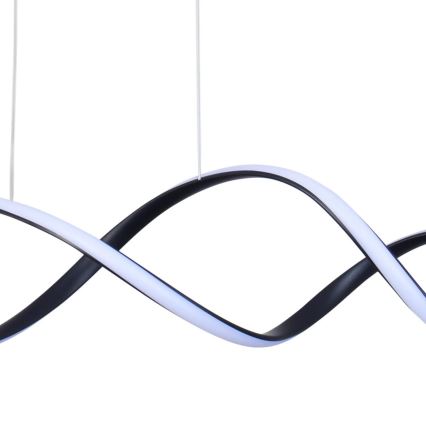 Світлодіодна підвісна люстра INFINITO LED/34W/230V чорний