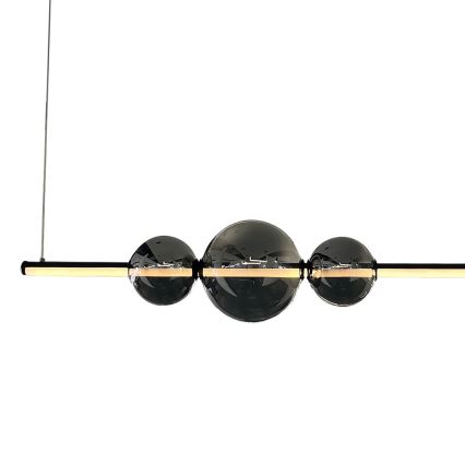 Світлодіодна підвісна люстра KUGEL LED/30W/230V чорний