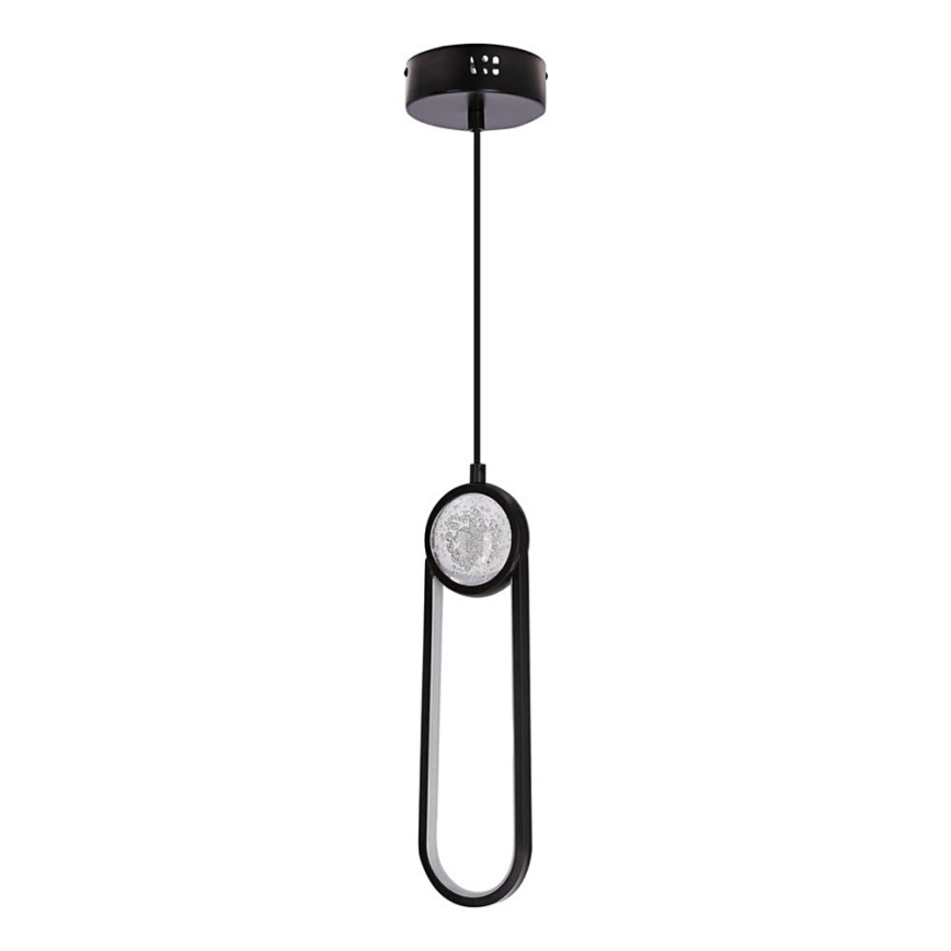 Світлодіодна підвісна люстра LACRIMA LED/15W/230V 3000K чорний