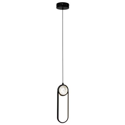 Світлодіодна підвісна люстра LACRIMA LED/15W/230V 3000K чорний