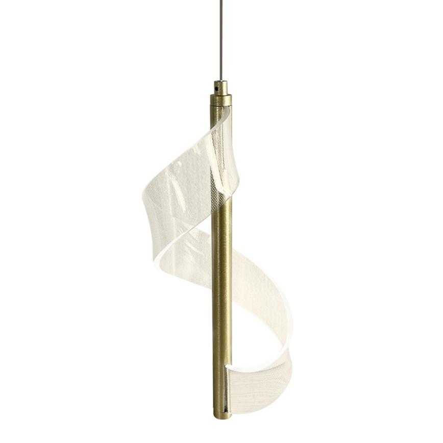Світлодіодна підвісна люстра LARGO LED/10W/230V золотий