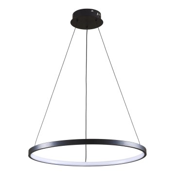 Світлодіодна підвісна люстра LEA LED/20W/230V 4000K діаметр 50 см чорний