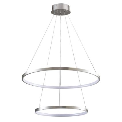 Світлодіодна підвісна люстра LEA LED/35W/230V 4000K діаметр 60 см матовий хром